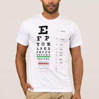 Snellen Eye Chart Bella Canvas T-Shirt