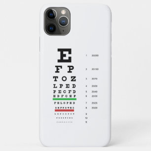 Snellen Eye Chart iPhone 5 Case