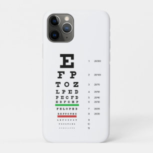 Snellen Eye Chart iPhone 6 case