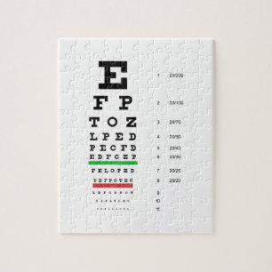 Snellen Eye Chart Puzzle