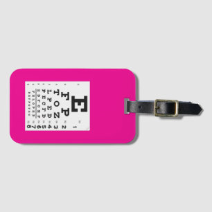 Snelling Eye Chart Luggage Tag