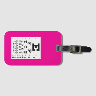 Snelling Eye Chart Luggage Tag