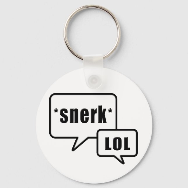 Snerk LOL design Key Ring (Front)