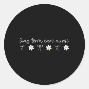 Snf Nurse Classic Round Sticker
