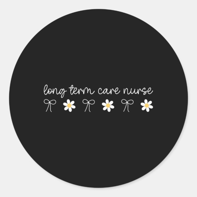Snf Nurse Classic Round Sticker (Front)