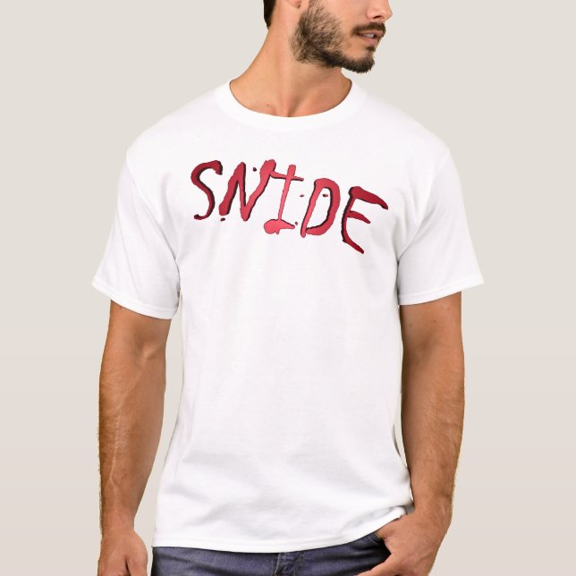 Snide Red Logo T-Shirt (Front)