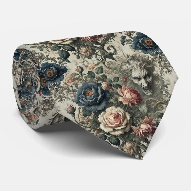 Snide Remarks – Gothic Victorian  Tie (Rolled)