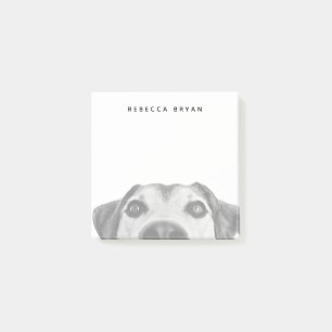 Sniffing Dog Nose Photo Post-it Notes