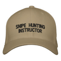 snipe hunting instructor hat