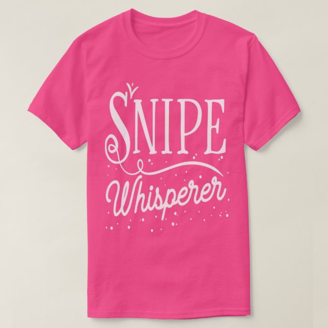Snipe Whisperer Funny Snipe Hunting T-Shirt (Design Front)