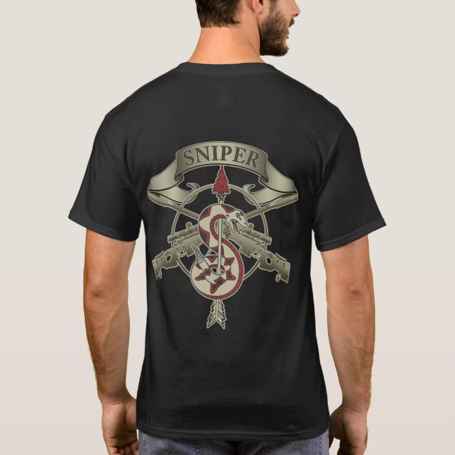Sniper Insignia Desert T-Shirt (Back)