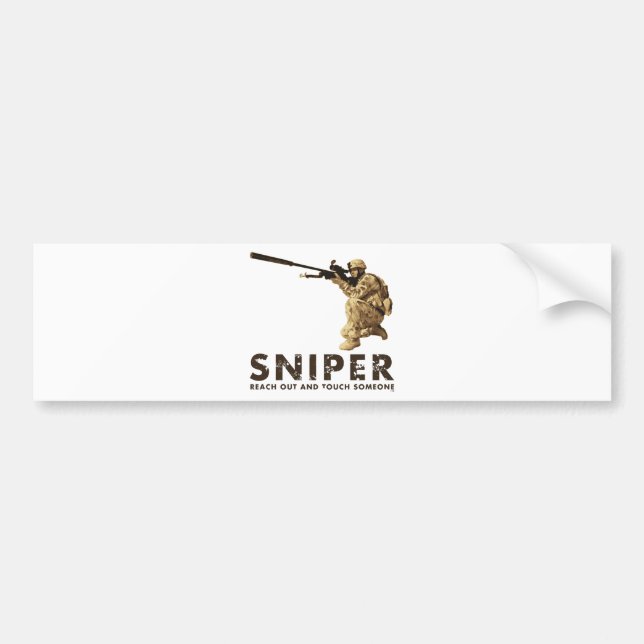 Sniper - Reach Out Bumper Sticker (Front)