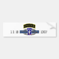Sniper Tab 11B CIB 173rd Airborne Brigade