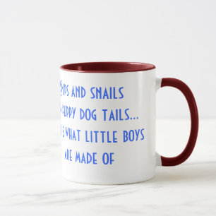 Snips and snails and puppy dog tails Male Mug
