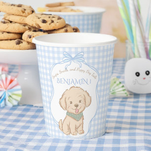 Snips, Snails, and Puppy Dog Tails vintage party Paper Cups