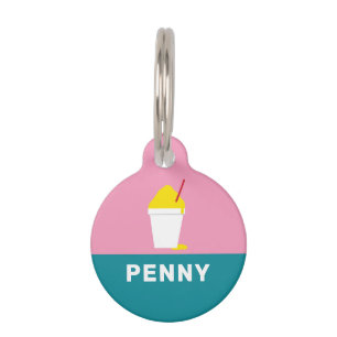 SNOBALL (PINK) PET TAG