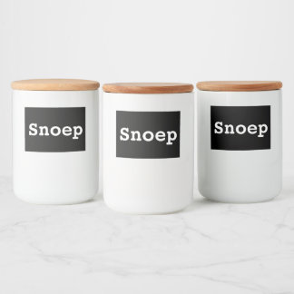 Snoeppot labels | Storage jars