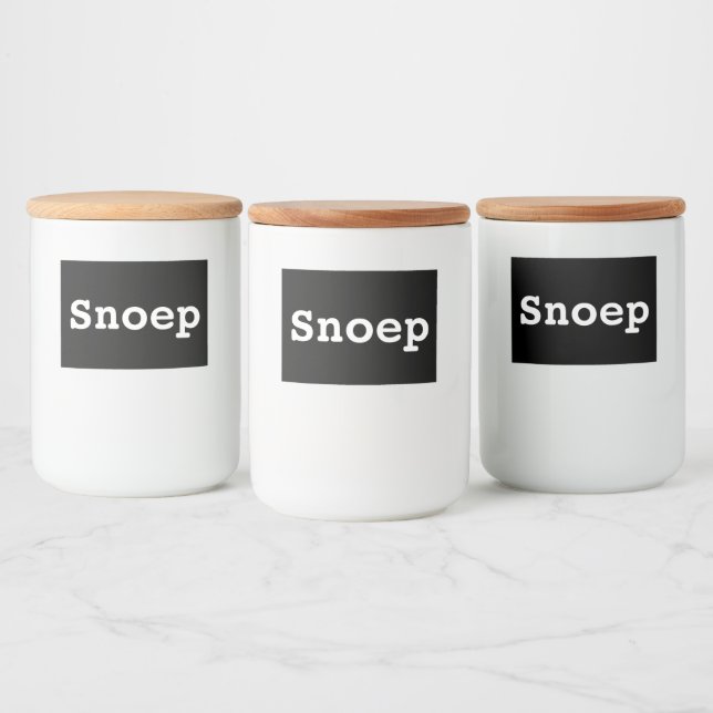Snoeppot labels | Storage jars (Bottles)
