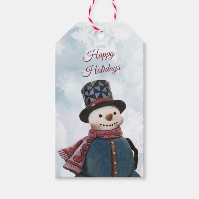 Snoman Gift Tag (Front)