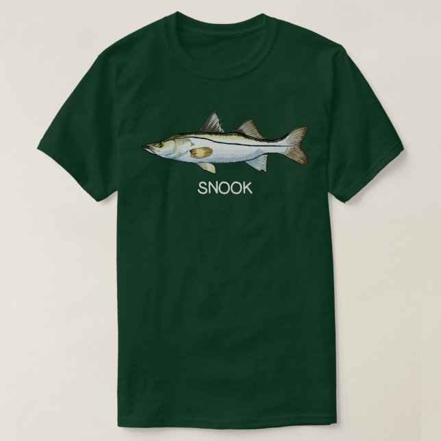 Snook Saltwater Game Fish  T-Shirt (Design Front)