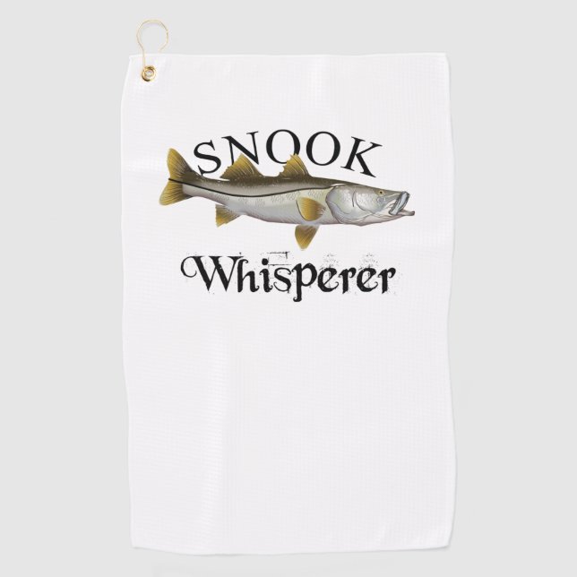 Snook Whisperer Light Fishing Towel (Front)
