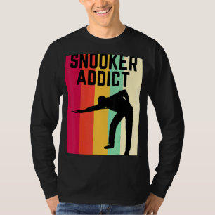 Snooker Addict Snooker Fan Colourful Snooker Tee