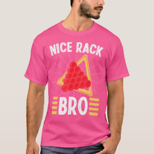 Snooker Apparel For Adult Nice Rack Bro Pool Billi T-Shirt