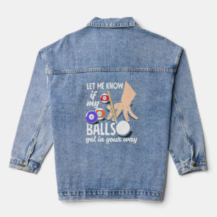 Snooker  Billiard Player  Denim Jacket