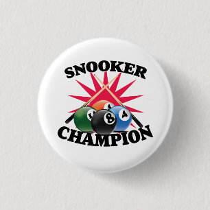 Snooker Champion 3 Cm Round Badge