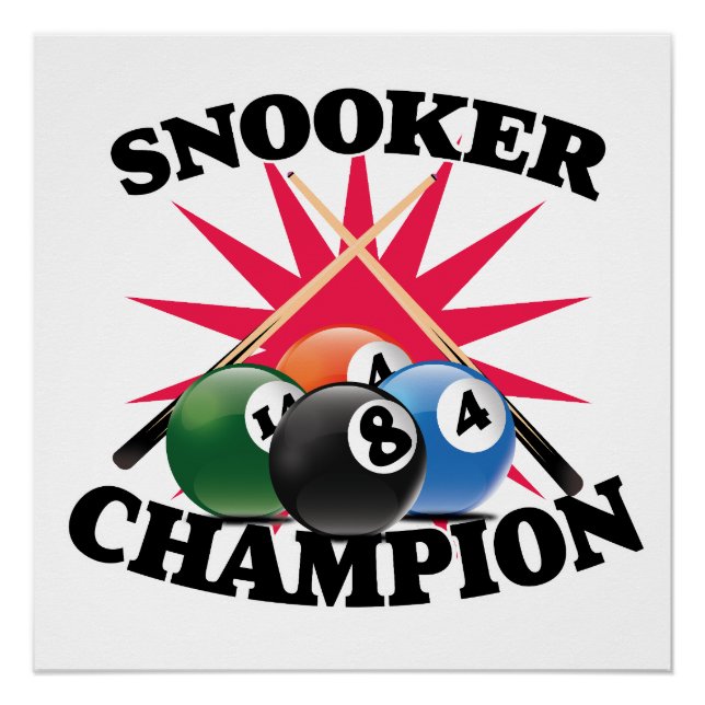 Snooker Champion  Poster (Front)