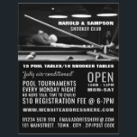 Snooker Club Portrait, Pool, Snooker Club Advert Flyer<br><div class="desc">Snooker Club Portrait,  Pool,  Snooker Club Advertising Flyers By The Business Card Store.</div>
