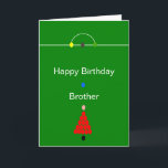Snooker Design Personalised Brother Birthday Card<br><div class="desc">Greeting card snooker design brother birthday card. Customise this birthday card with any text then have it printed and sent to you or instantly download it to your mobile device. Should you require any help with customising then contact us through the link on this page. Snooker design personalised brother birthday...</div>