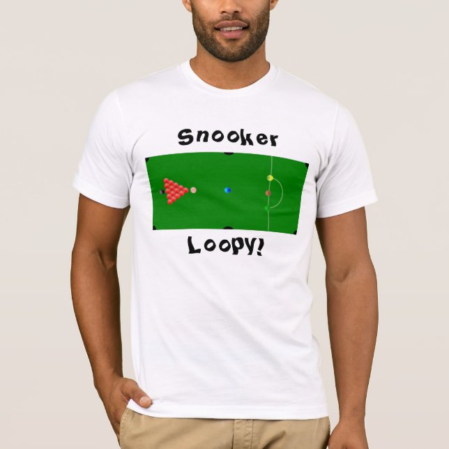 Snooker Design T-Shirt (Front)