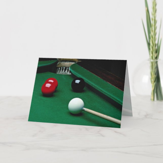 Snooker equipment card (Front)