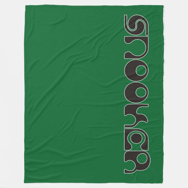 SNOOKER modern font + your ideas Fleece Blanket (Front)