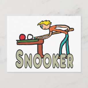 Snooker Postcard