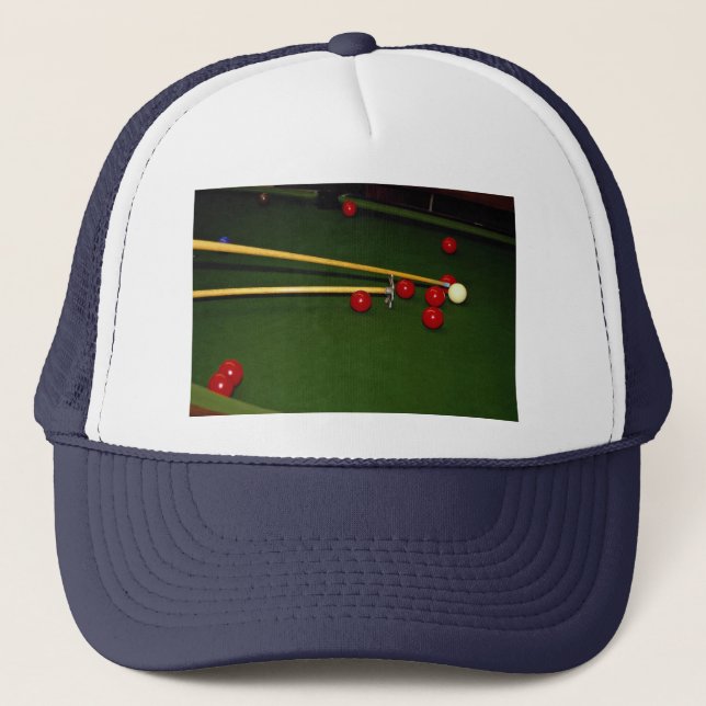 Snooker shot trucker hat (Front)