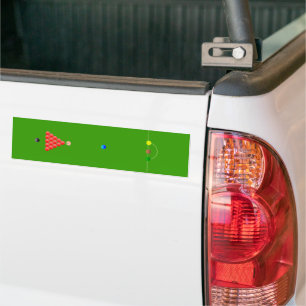 Snooker Table Bumper Sticker