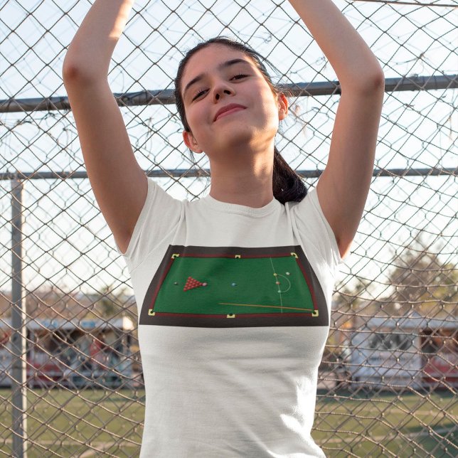 Snooker Table Womens T-Shirt (Creator Uploaded)