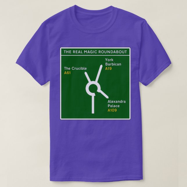 Snooker The Real Magic Roundabout T-Shirt (Design Front)