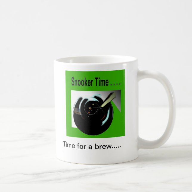 snooker time coffee mug (Right)