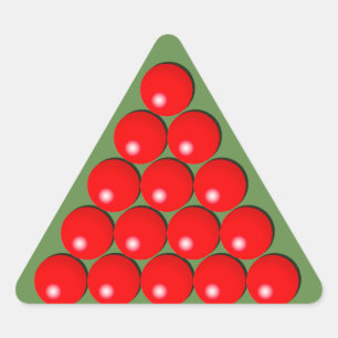Snooker Triangle - Red Balls Sticker