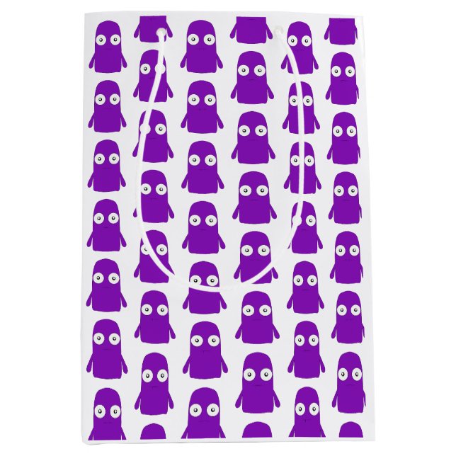 Snoomies Matte Wrapping Paper, 30" x 6' Medium Gift Bag (Front)