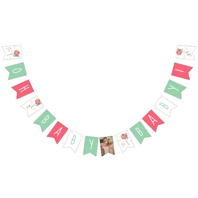 Snoopy and Balloons Baby Shower Bunting (All)