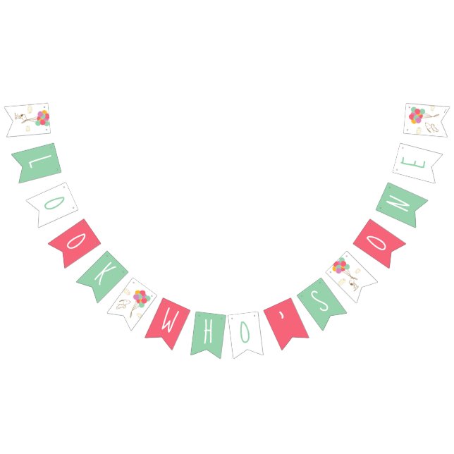 Snoopy and Balloons First Birthday Bunting (All)