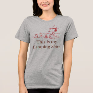 Snoopy   Beagle Scout - All Good in the Woods Tri-Blend Shirt