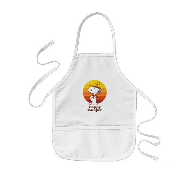 Snoopy | Beagle Scout - Happy Camper Kids Apron (Front)