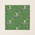 Snoopy Beagle Scout Hiking Pattern Scarf<br><div class="desc">Take a look at this super cute design featuring Snoopy as a Beagle Scout hiking with his troop.</div>