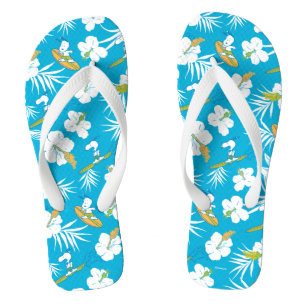Snoopy Brooklyn Beach Pattern Jandals
