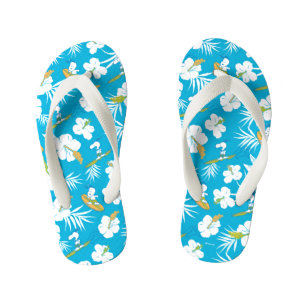 Snoopy Brooklyn Beach Pattern Kid's Jandals